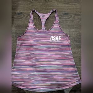 Bright Multicolored Air Force Razorback Tank